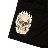 Benji Mood Skull Shorts in Black