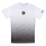 P4 Compression Tee in White/Black