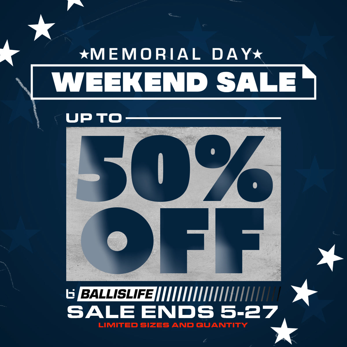 Memorial Day Weekend Sale
