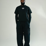 Black Ghost x BIL Cropped Tee in Black