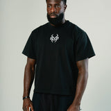 Black Ghost x BIL Cropped Tee in Black