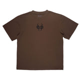 Black Ghost x BIL Cropped Tee in Brown