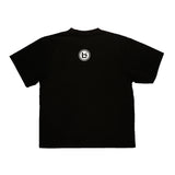 Black Ghost x BIL Cropped Tee in Black