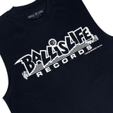 Hoop Note Sleeveless Tee in Navy