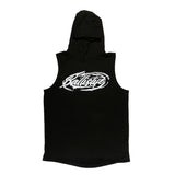 SD2 Sleeveless Hoodie in Black