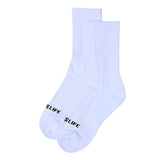 Solid Extra Cushioned Mid Socks in White