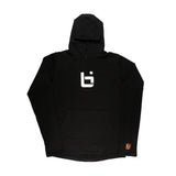 FT1 B Logo Hoodie in Black
