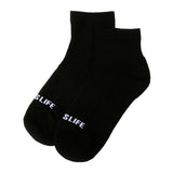 Solid Extra Cushioned Low Socks in Black