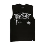 Learning Sleeveless Tee in Black