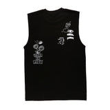 Learning Sleeveless Tee in Black