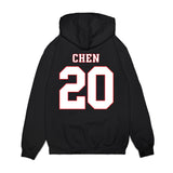 UConn - NCAA Women's Basketball : Kaitlyn Chen - Ball is Life - Huskies In the Woods Premium Hooded Sweatshirt