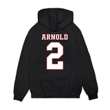 UConn - NCAA Women's Basketball : Kamorea Arnold - Ball is Life - Huskies In the Woods Premium Hooded Sweatshirt