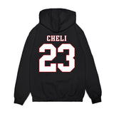 UConn - NCAA Women's Basketball : Morgan Cheli - Ball is Life - Huskies In the Woods Premium Hooded Sweatshirt