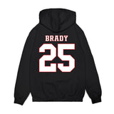 UConn - NCAA Women's Basketball : Ice Brady - Ball is Life - Huskies In the Woods Premium Hooded Sweatshirt