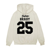 UConn - NCAA Women's Basketball : Ice Brady - Ball is Life - UConn vs USC White Premium Hooded Sweatshirt