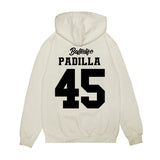 USC - NCAA Women's Basketball : Kayla Padilla - Ball is Life - UConn vs USC White Premium Hooded Sweatshirt