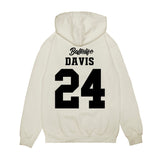 USC - NCAA Women's Basketball : Kaitlyn Davis - Ball is Life - UConn vs USC White Premium Hooded Sweatshirt