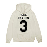 USC - NCAA Women's Basketball : Aaliyah Gayles - Ball is Life - UConn vs USC White Premium Hooded Sweatshirt