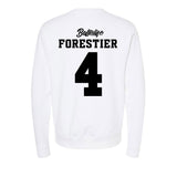 USC - NCAA Women's Basketball : Rian Forestier - Ball is Life - UConn vs USC White Midweight Sweatshirt