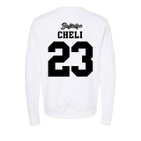 UConn - NCAA Women's Basketball : Morgan Cheli - Ball is Life - UConn vs USC White Midweight Sweatshirt