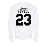 USC - NCAA Women's Basketball : Avery Howell - Ball is Life - UConn vs USC White Midweight Sweatshirt