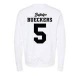 UConn - NCAA Women's Basketball : Paige Bueckers - Ball is Life - UConn vs USC White Midweight Sweatshirt