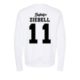 UConn - NCAA Women's Basketball : Allie Ziebell - Ball is Life - UConn vs USC White Midweight Sweatshirt