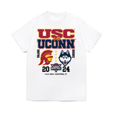 USC - NCAA Women's Basketball : Malia Samuels - Ball is Life - UConn vs USC White Premium T-Shirt