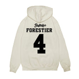 USC - NCAA Women's Basketball : Rian Forestier - Ball is Life - UConn vs USC White Premium Hooded Sweatshirt