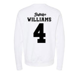 USC - NCAA Women's Basketball : Kayla Williams - Ball is Life - UConn vs USC White Midweight Sweatshirt