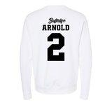 UConn - NCAA Women's Basketball : Kamorea Arnold - Ball is Life - UConn vs USC White Midweight Sweatshirt