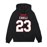 UConn - NCAA Women's Basketball : Morgan Cheli - Ball is Life - UConn vs USC Black Premium Hooded Sweatshirt