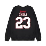 UConn - NCAA Women's Basketball : Morgan Cheli - Ball is Life - UConn vs USC Black Midweight Crewneck Sweatshirt