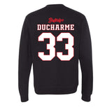 UConn - NCAA Women's Basketball : Caroline Ducharme - Ball is Life - UConn vs USC Black Midweight Sweatshirt