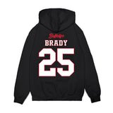 UConn - NCAA Women's Basketball : Ice Brady - Ball is Life - UConn vs USC Black Premium Hooded Sweatshirt