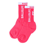 Elite Socks in Pink/White