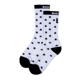 Star Socks in White