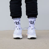 Star Socks in White