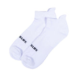 Solid Extra Cushioned Ankle Socks in White